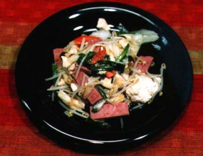 野菜チャンプルー （沖縄風野菜の炒め物）の写真